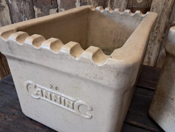 salt glaze ceramic tanks troughs decorative homewares garden planters