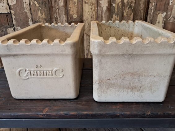 salt glaze ceramic tanks troughs decorative homewares garden planters