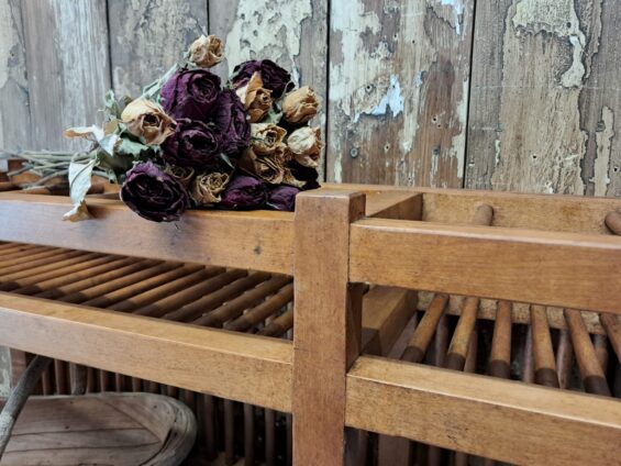 a 3 tier pine plate rack furniture storage homewares