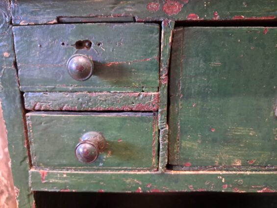 painted wooden writing bureau furniture cupboards and cabinets