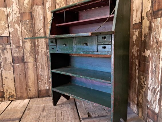 painted wooden writing bureau furniture cupboards and cabinets