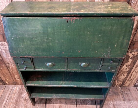 painted wooden writing bureau furniture cupboards and cabinets