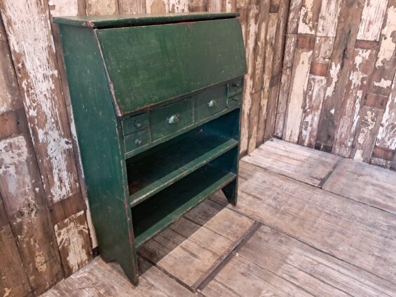 painted wooden writing bureau furniture cupboards and cabinets