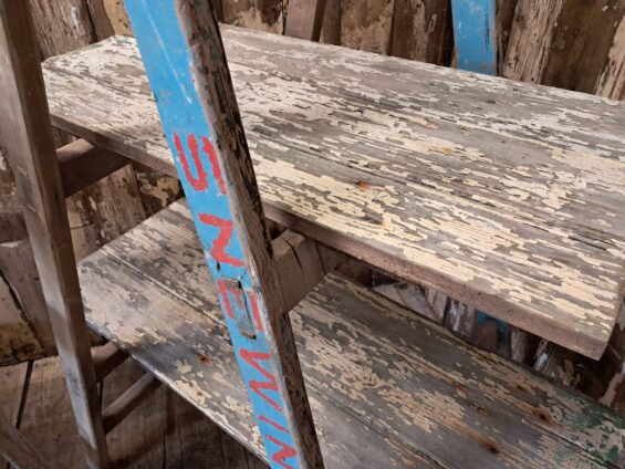 wooden trestle stands garden furniture decorative storage