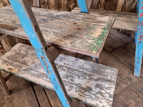 wooden trestle stands garden furniture decorative storage