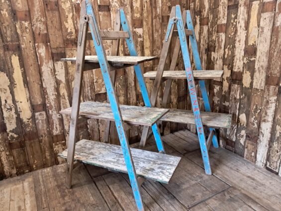 wooden trestle stands garden furniture decorative storage