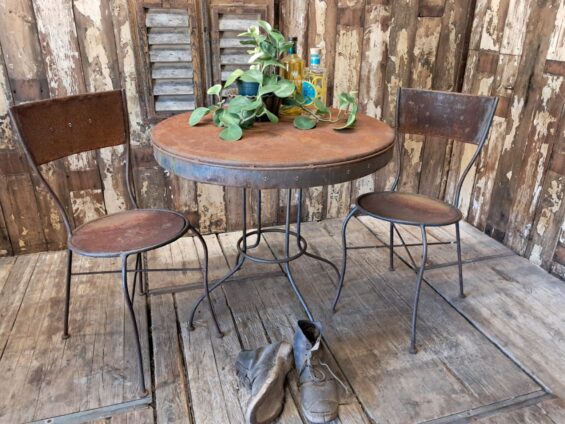 metal garden table and chairs set garden furniture