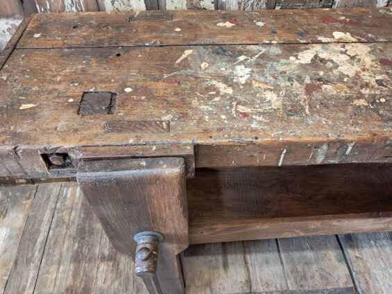 wooden workbench furniture tables industrial