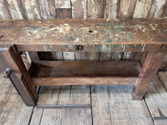 wooden workbench furniture tables industrial