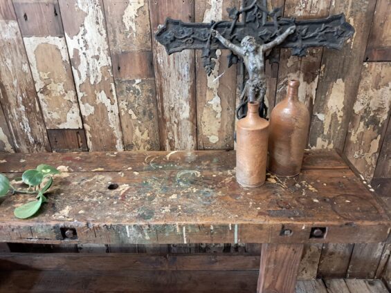 wooden workbench furniture tables industrial