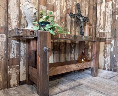 wooden workbench furniture tables industrial