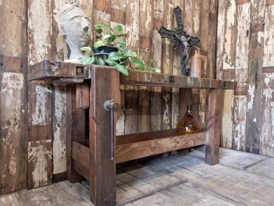 wooden workbench furniture tables industrial