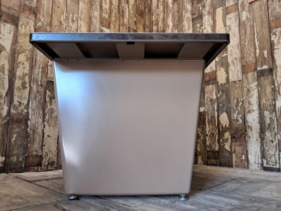 metal vinyl one pedestal desk furniture tables industrial