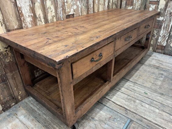 pine console bench unit furniture tables