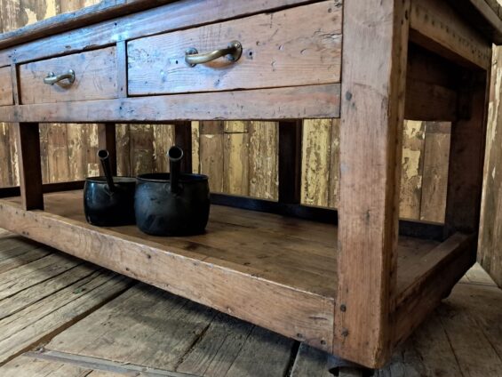 pine console bench unit furniture tables