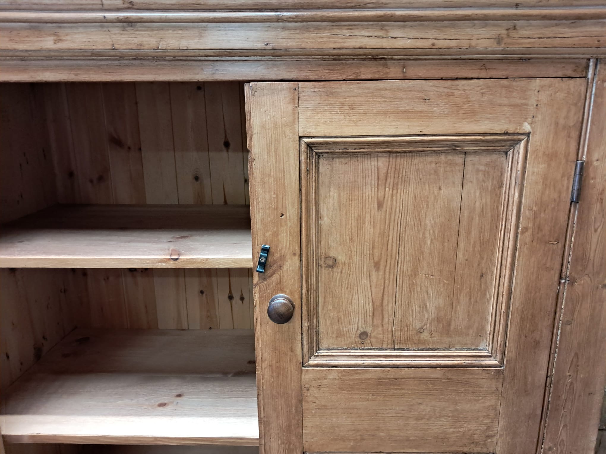 wooden shelved pantry cupboard furniture cupboards & cabinets