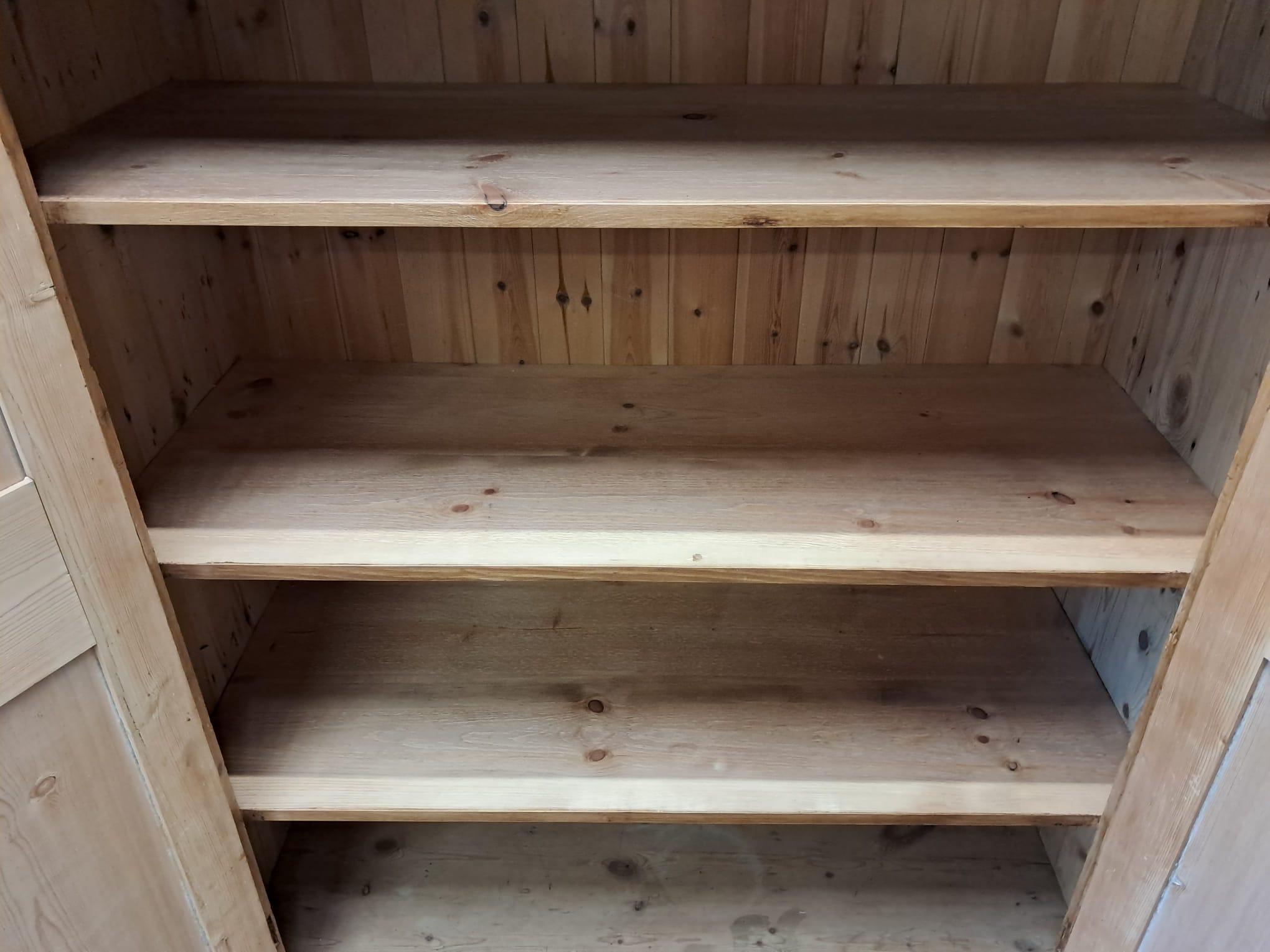 wooden shelved pantry cupboard furniture cupboards & cabinets