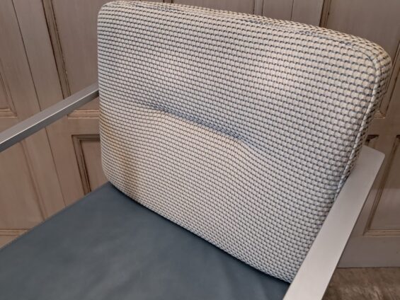 chrome leather and fabric cantilever office chair seating occasional chairs
