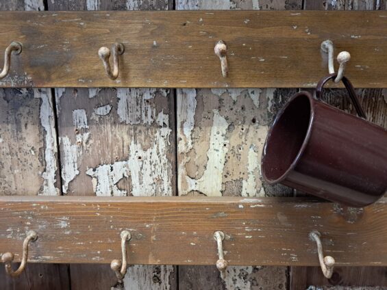 painted cup storage rack storage homewares