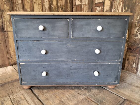 painted pine and oak 2 over 2 chest of drawers furniture drawers