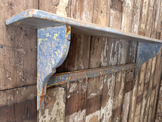 painted wooden shelf decorative homewares storage