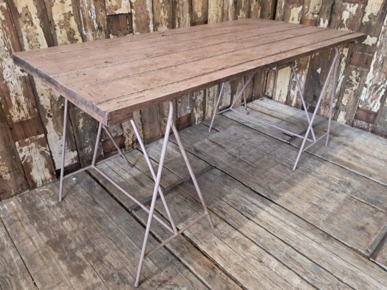 trestle table furniture table garden