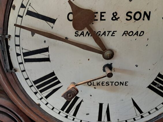 mahogany double sided clock decorative clocks homewares