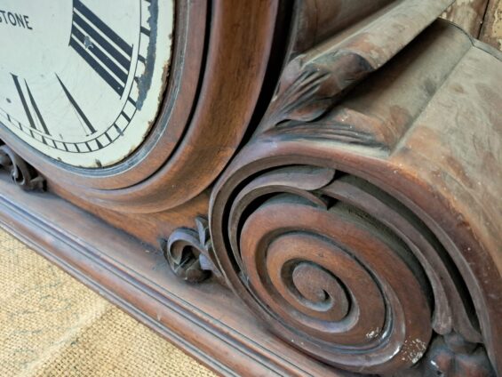 mahogany double sided clock decorative clocks homewares
