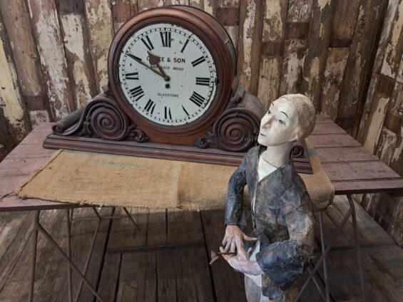 mahogany double sided clock decorative clocks homewares