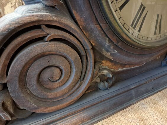 mahogany double sided clock decorative clocks homewares