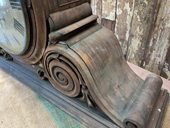 mahogany double sided clock decorative clocks homewares