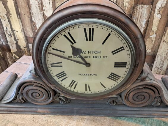 mahogany double sided clock decorative clocks homewares