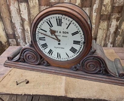 mahogany double sided clock decorative clocks homewares