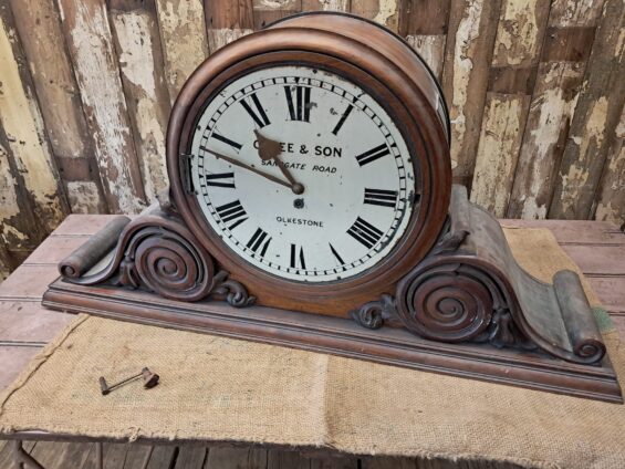 mahogany double sided clock decorative clocks homewares