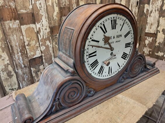 mahogany double sided clock decorative clocks homewares