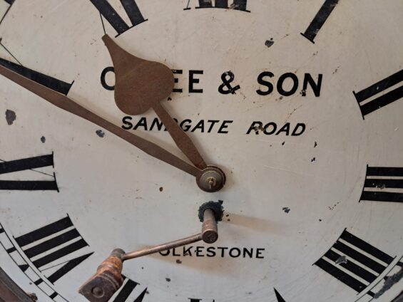 mahogany double sided clock decorative clocks homewares