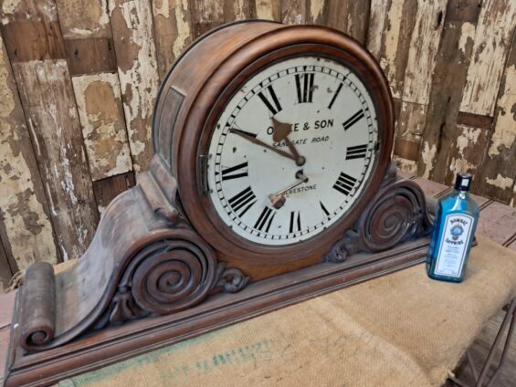 mahogany double sided clock decorative clocks homewares