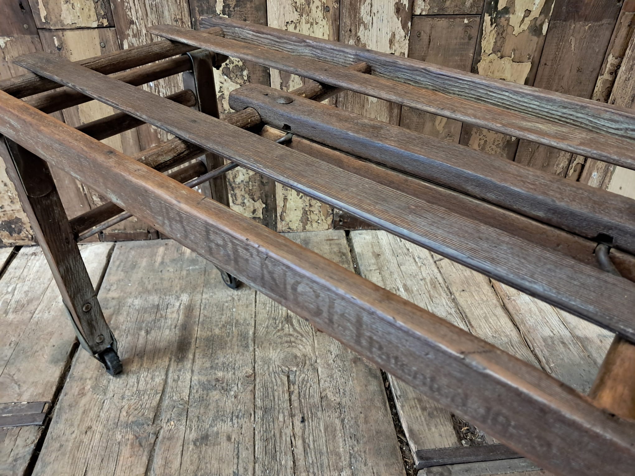 wooden folding wash tub stand bench storage furniture decorative homewares