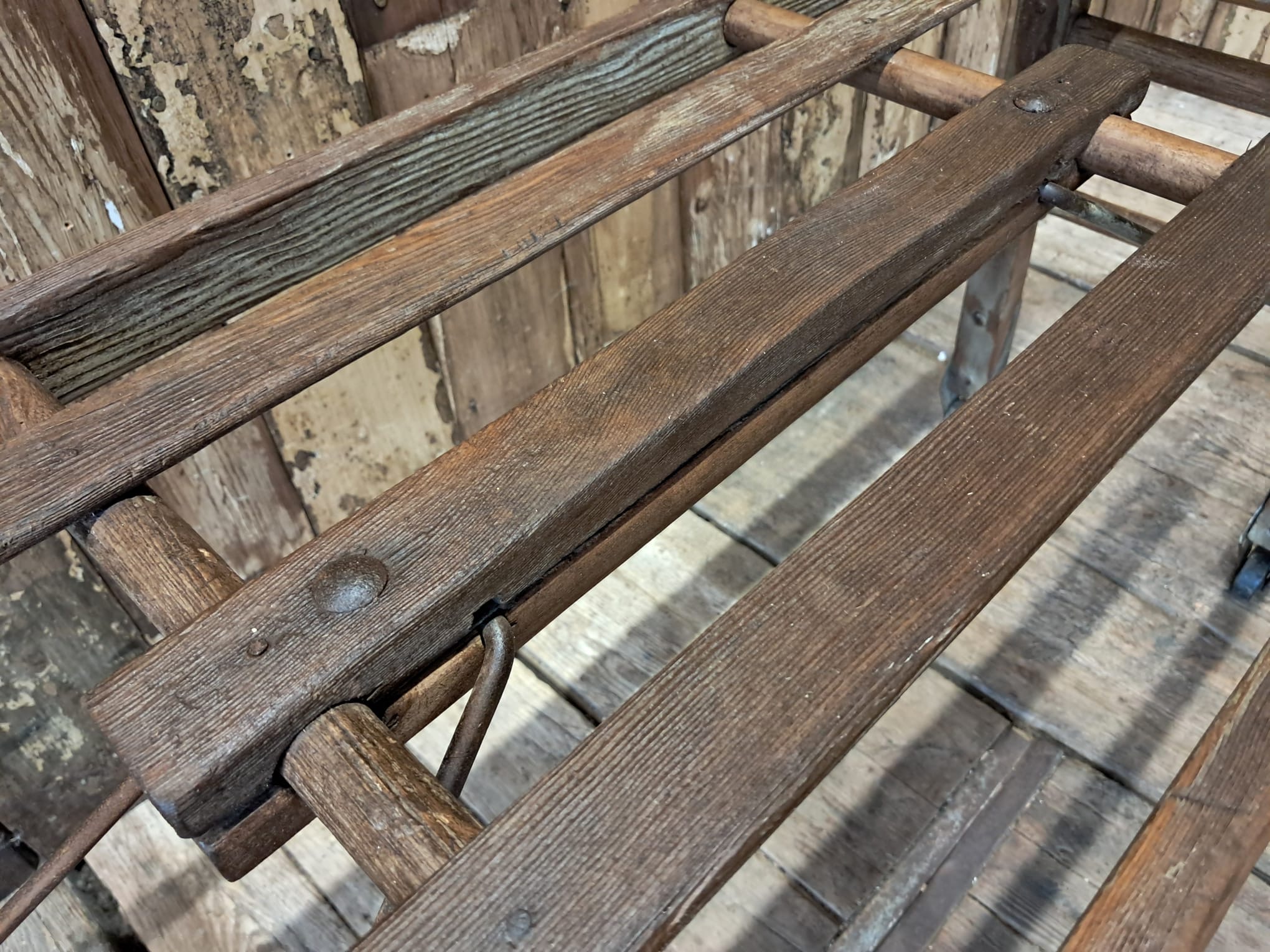 wooden folding wash tub stand bench storage furniture decorative homewares