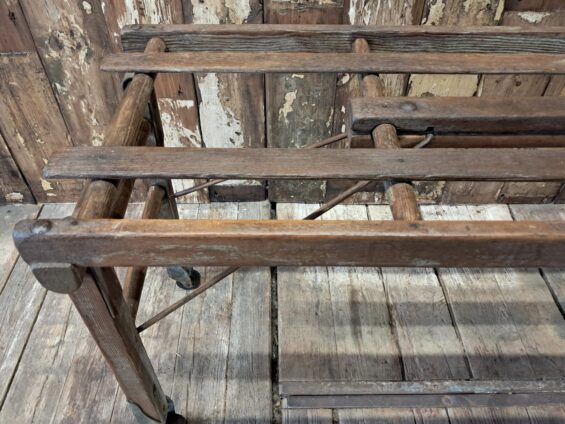 wooden folding wash tub stand bench storage furniture decorative homewares