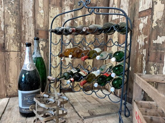 steel wine rack decorative homewares