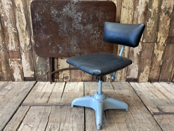 steel tanker style factory chair seating industrial