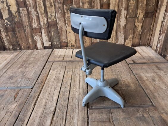 steel tanker style factory chair seating industrial