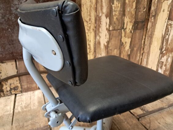 steel tanker style factory chair seating industrial