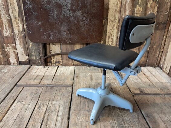 steel tanker style factory chair seating industrial