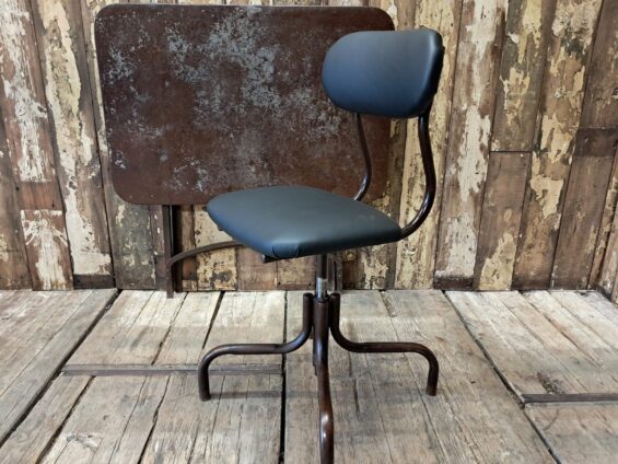 metal swivel office chair seating industrial