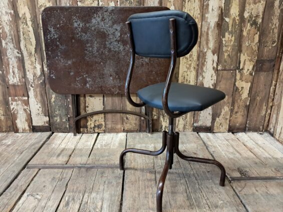 metal swivel office chair seating industrial