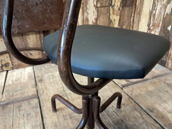 metal swivel office chair seating industrial