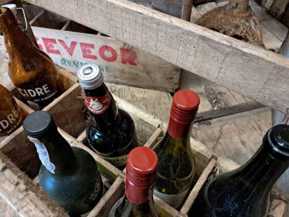 wooden bottle crates decorative homewares
