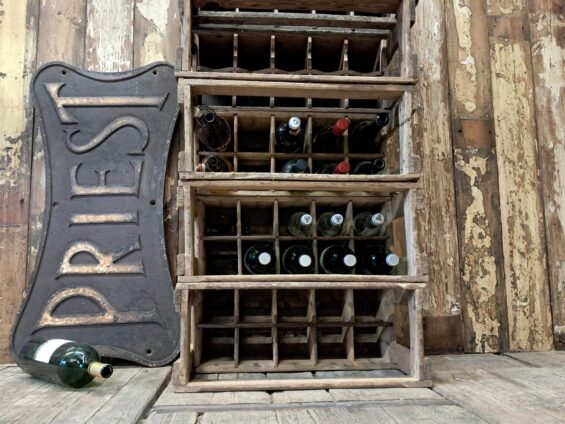 wooden bottle crates decorative homewares